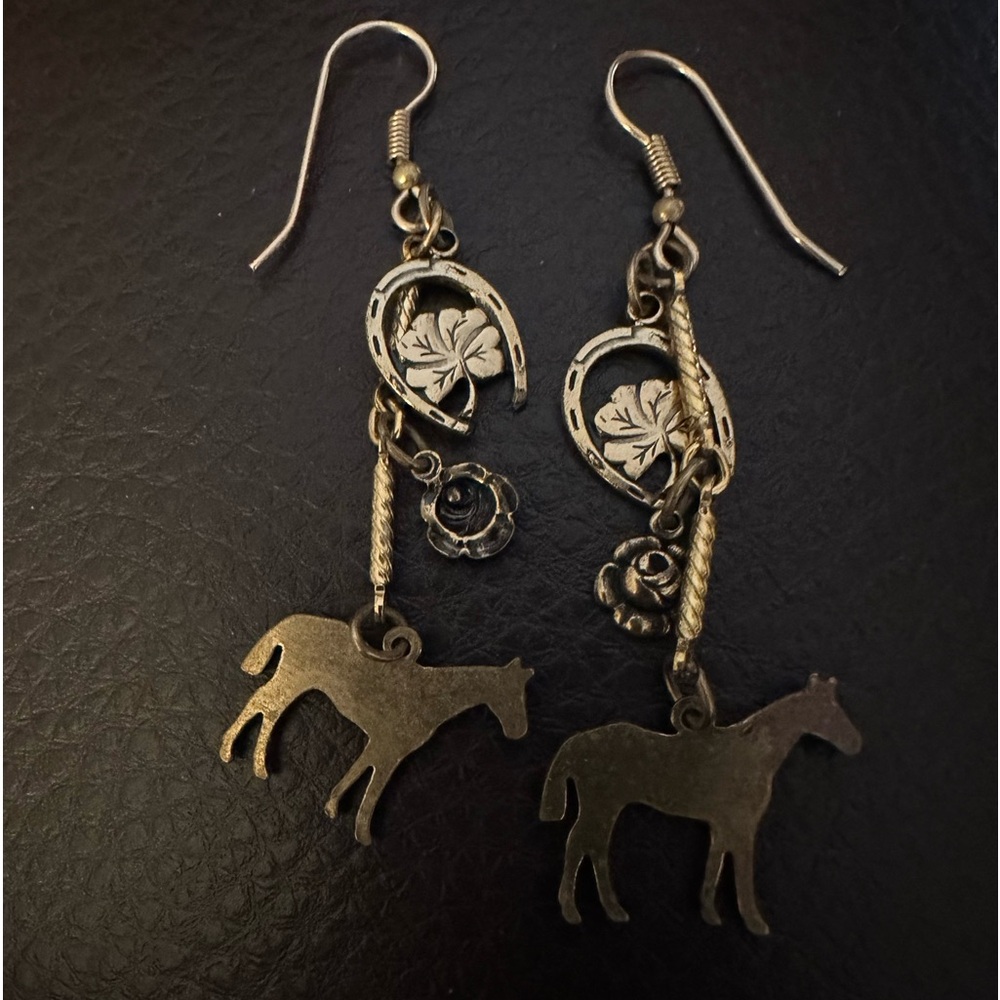 Vintage Horse/Horseshoe Earrings